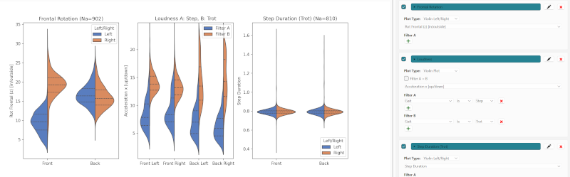 Analysis of stride patterns